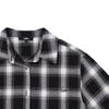 Tiffany Black Check Crop Shirt  T54uab010 