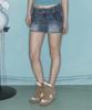 Peullijeunopallou Tommie Button Jeansrock (Schmutziges Blau)