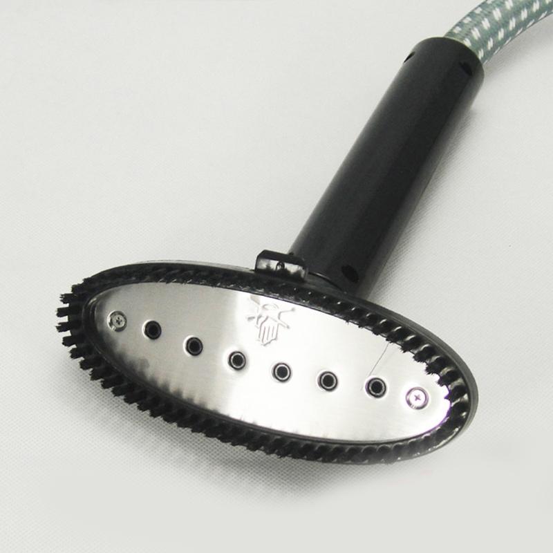 Guía de Piezas para Vaporizador de Ropa Manguera Juego de Tubo de Vapor Apto para Vaporizador de Ropa Universal (Manguera+Cepillo Rociador) 1,6 m/62,99 pulgadas