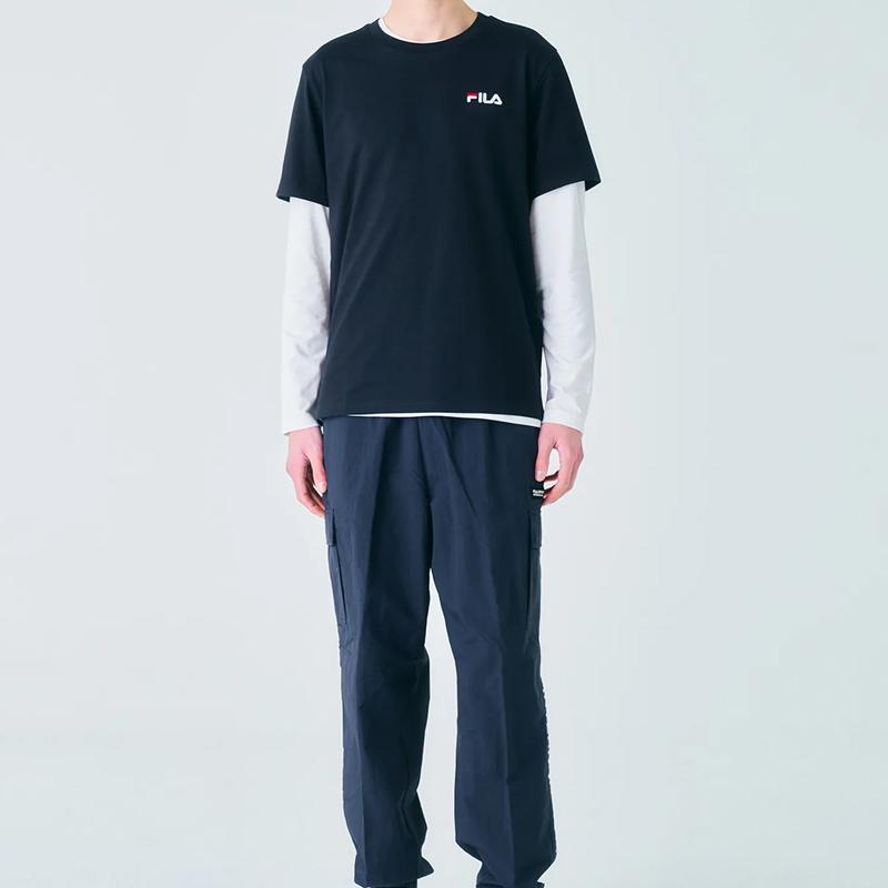 New FILA T Shirts Unisex Black FS2RSF2101X-BLK