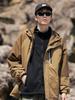 Unisex Trendy Three-in-One Waterproof Jacket for Autumn/Winter Outdoor Activities, Color-Blocked Design for Couples