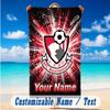 Beach Towel Custom Name Text, Quick Dry Large Towel For Beach HomeBournemouth Football