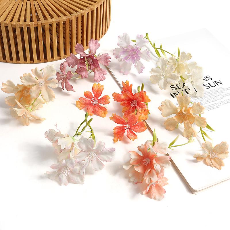 10/20Pcs Artificial Plant 10cm Simulation Flower Home Decoration Outdoor Garden Wedding Decor DIY Wreath Gift Box Accessories