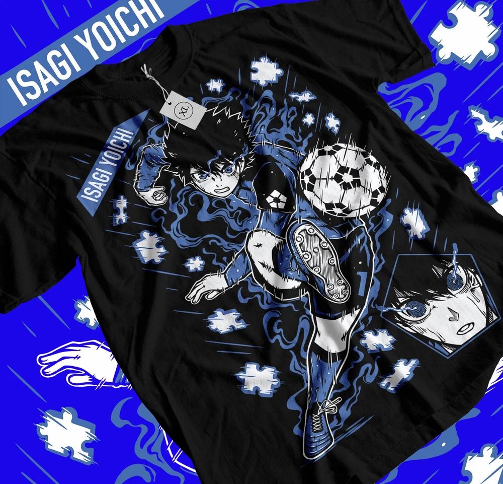 Yoichi Isagi Blue Lock Anime Gift ShirtMeguru BachiraKunigamiRin Shirt Black S