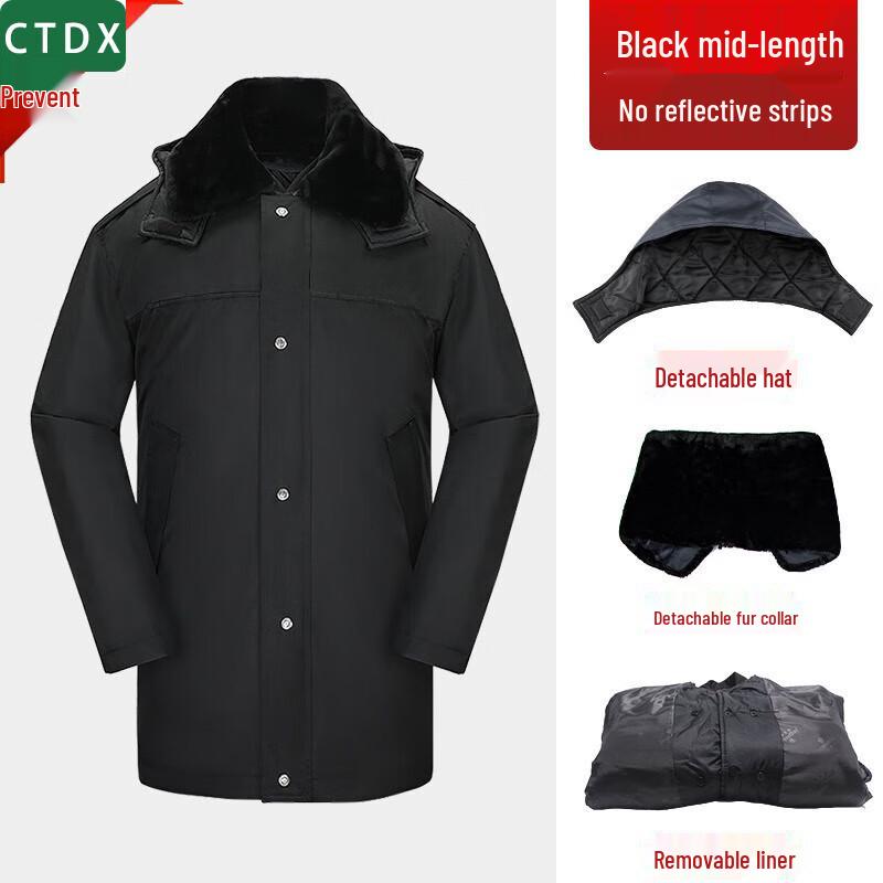 Men s Reflective Multi-functional Winter Work Overcoat