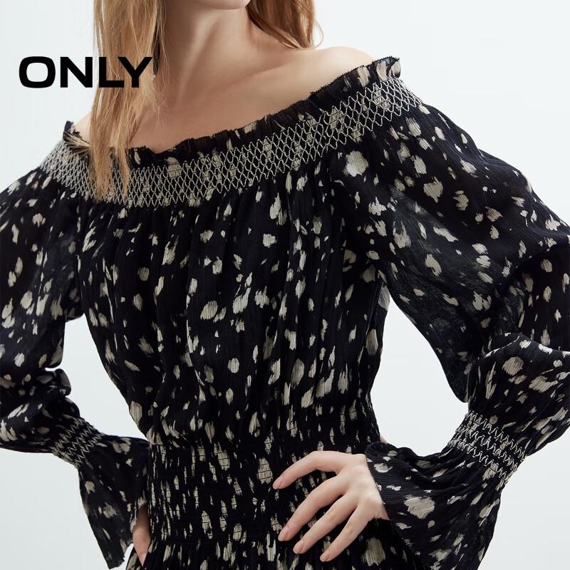 Only 2025 Gradient Print Flowy Mesh Dress