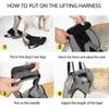 Dog Sling For Large Dogs Hind Leg Support To Help Rehabilitate The Hind Limbs Of Elderly Dogs With Weak Hind Legs Disabilities