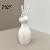 Minimalist Desktop Ornament 3D Printed Reindeer Sculpture, Modern Deer Figurine, Creative Sculpture for Office Holiday Elk Statue Living Room Tabletop