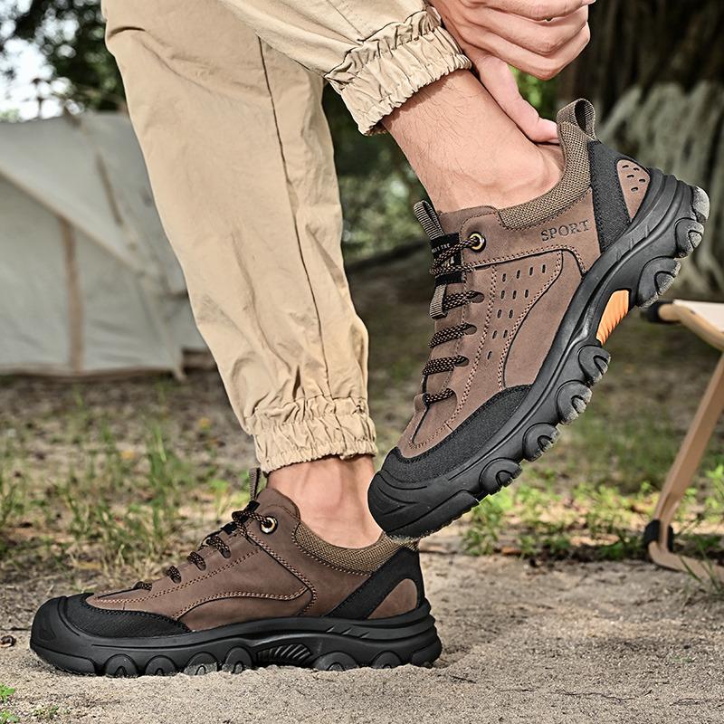 Men's Hiking Shoes Autumn Outdoor Walking Sneakers Plus Size 46 Non-slip Climbing Trekking Shoes Man Work Shoes Tenis Masculino