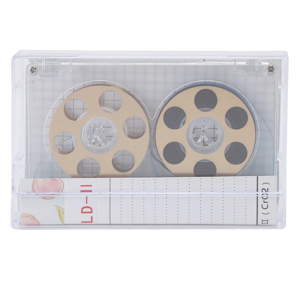 Reel To Reel Blank Cassette Tape 46 Minute Recording Time Low Noise DIY Blank Music Cassettes for Re