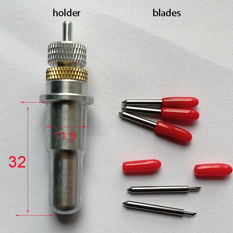 Hongwen Laminator Blade & Die-Cutting Machine Blade Holder 1 silver blade holder, diameter 11.5mm
