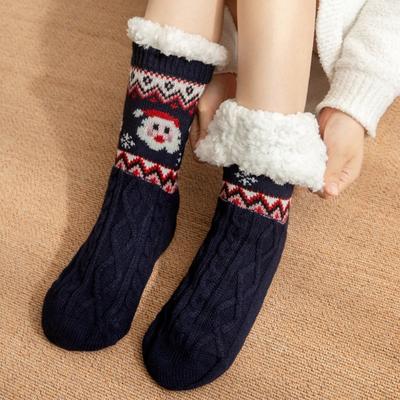 Warm Acrylic Winter Floor Socks Perfect For Elderly Kids Christmas Home Decoration Snow Sleep Essential