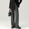 Fanzhen Women's 2025 A/W High-Waist Wide-Leg Woolen Pants