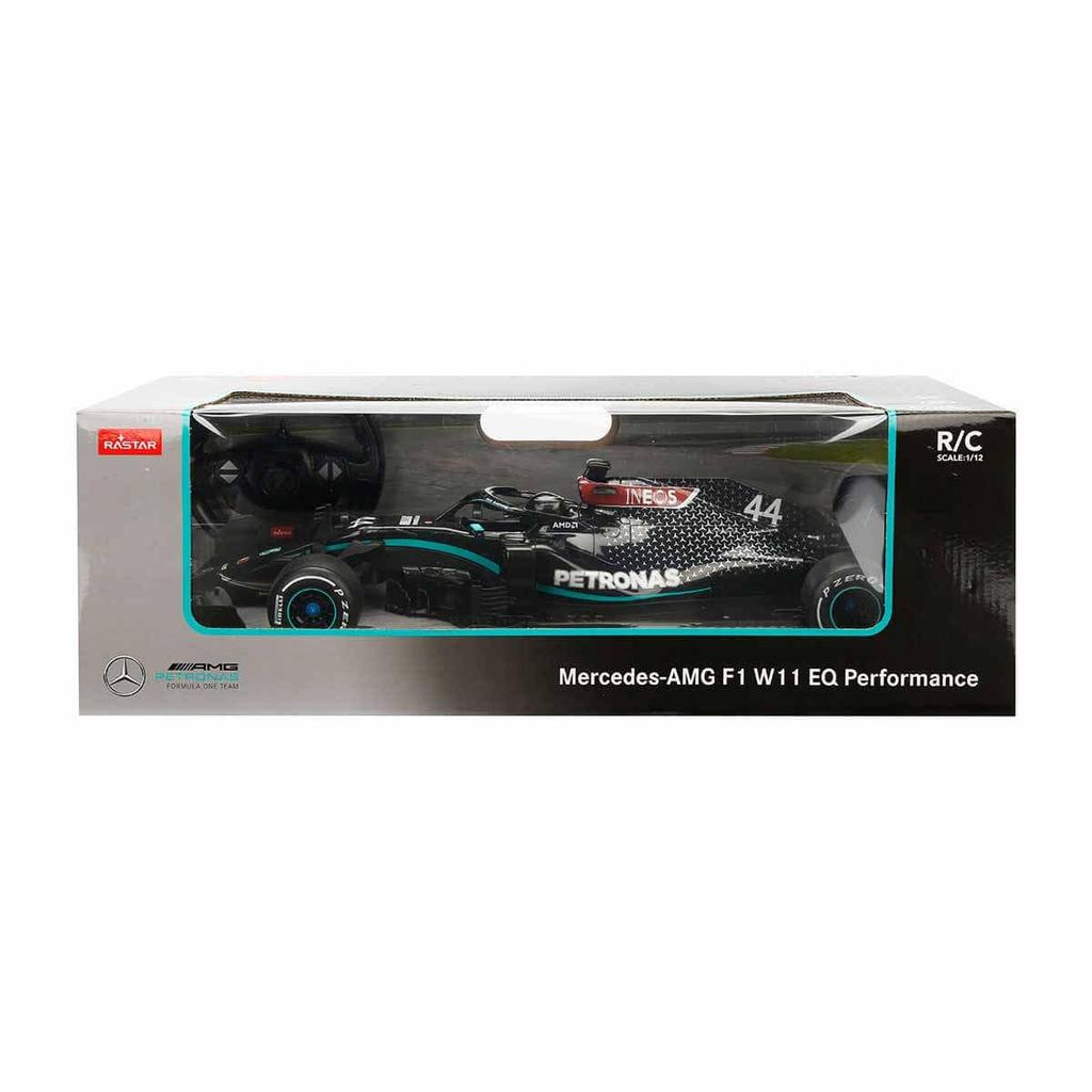 Rastar RC Car F1 RC Black 1/12 Mercedes-AMG Car,