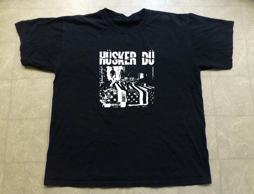 

HOT Husker Du Band Black Cotton Shirt FULL size S5XL MI911 Unisex T-Shirt XL