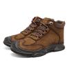 Men's Genuine Leather Hiking Boots Casual Outdoor Shoes