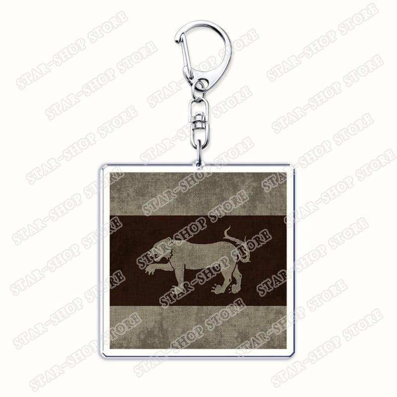 Hot Game Pennant Keychains for Women Accessories Bag Mount Blade Emblem Keyrings Jewelry Friends Fans Gaming Gifts