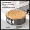 Chiffon Cake Mold Set - Household Removable Bottom, Non-Stick, High Temp Resistant, Easy Demolding Baking Pans.