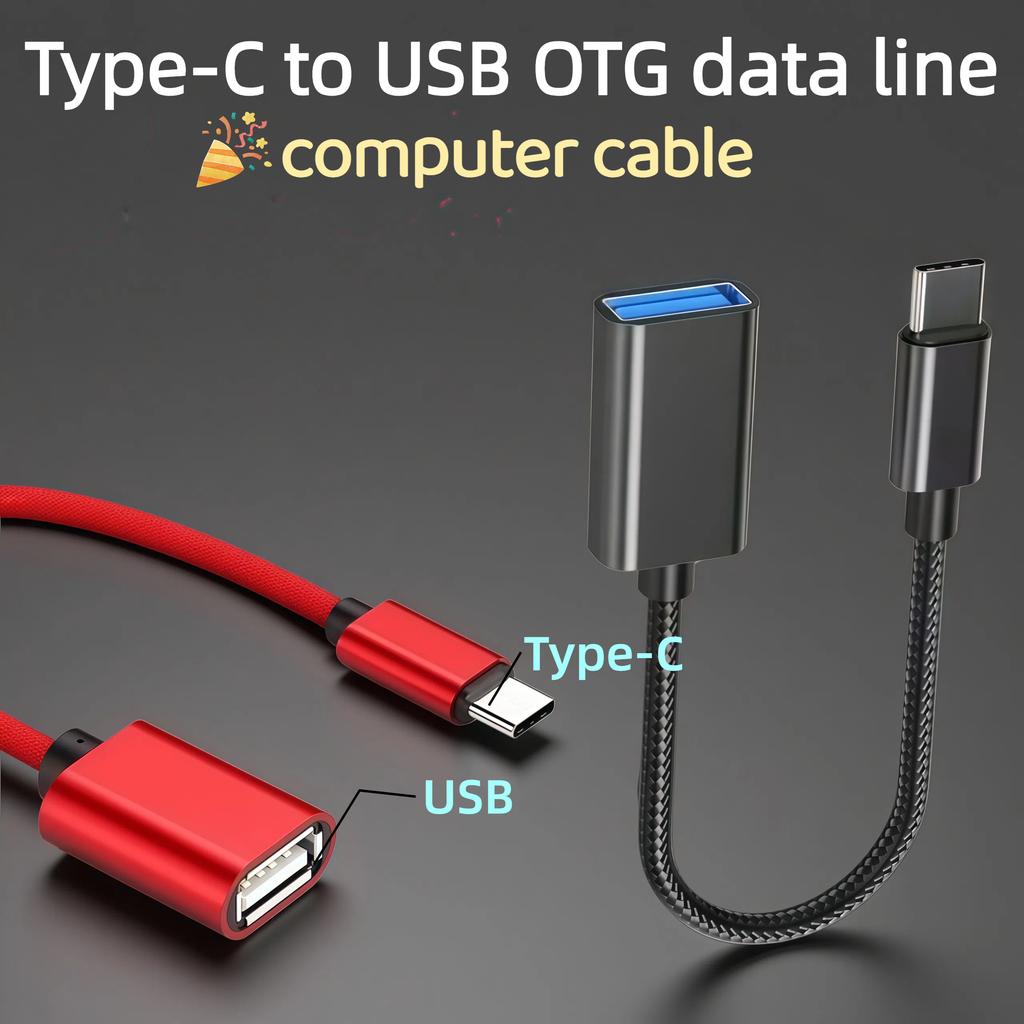 USB Type C Male to USB Female Cable Adapter USB-C To USB OTG Adapter Cable OTG Cable 3