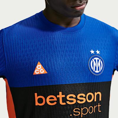 Men's Nike x Inter Milan ACG Dri-Fit ADV Authentic Jersey 'Hyper Blue/Black/Safety Orange'