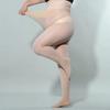 1/2/3Pcs Plus Size Skin Color Horse Oil Stocking Suitable for Party,Dating,Sexy and Fashionable Leggings,No Hooking,No Crotch