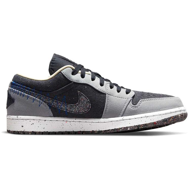 New JORDAN 1 Low Se Crater Black Grey DM4657-001