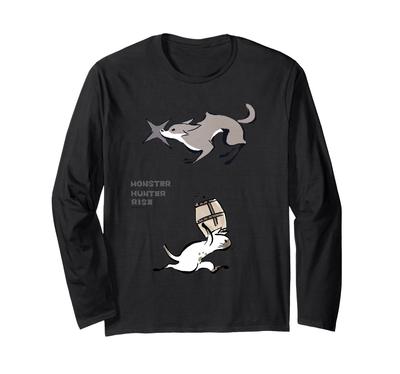 MONSTER HUNTER RISE Airu Garuku Long Sleeve & T-Shirt