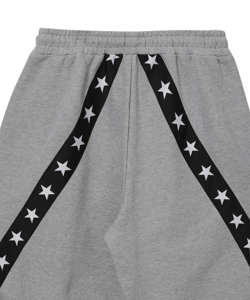 BAUF B Star Line Wide Sweatpants [Gray]