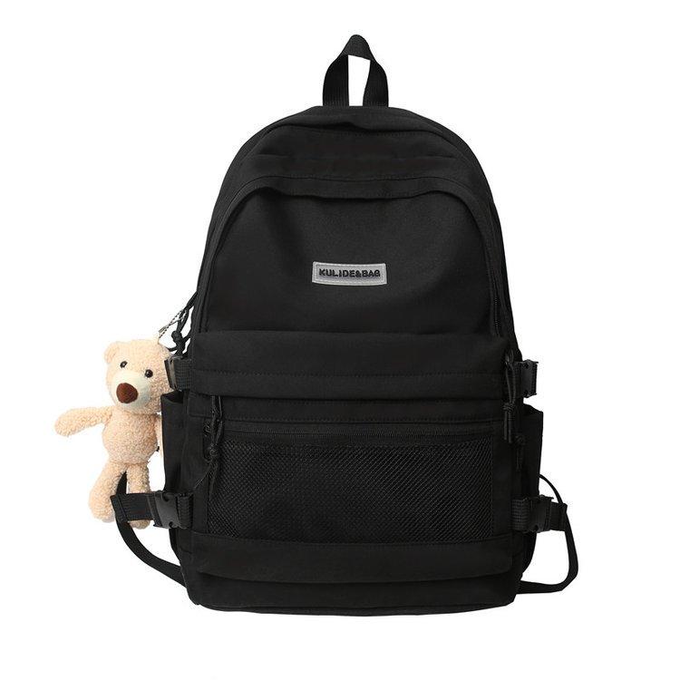 Schoolbag Korean version Japanese ins junior high school high school college student schoolbag large capacity simple casual versatile travel backpack