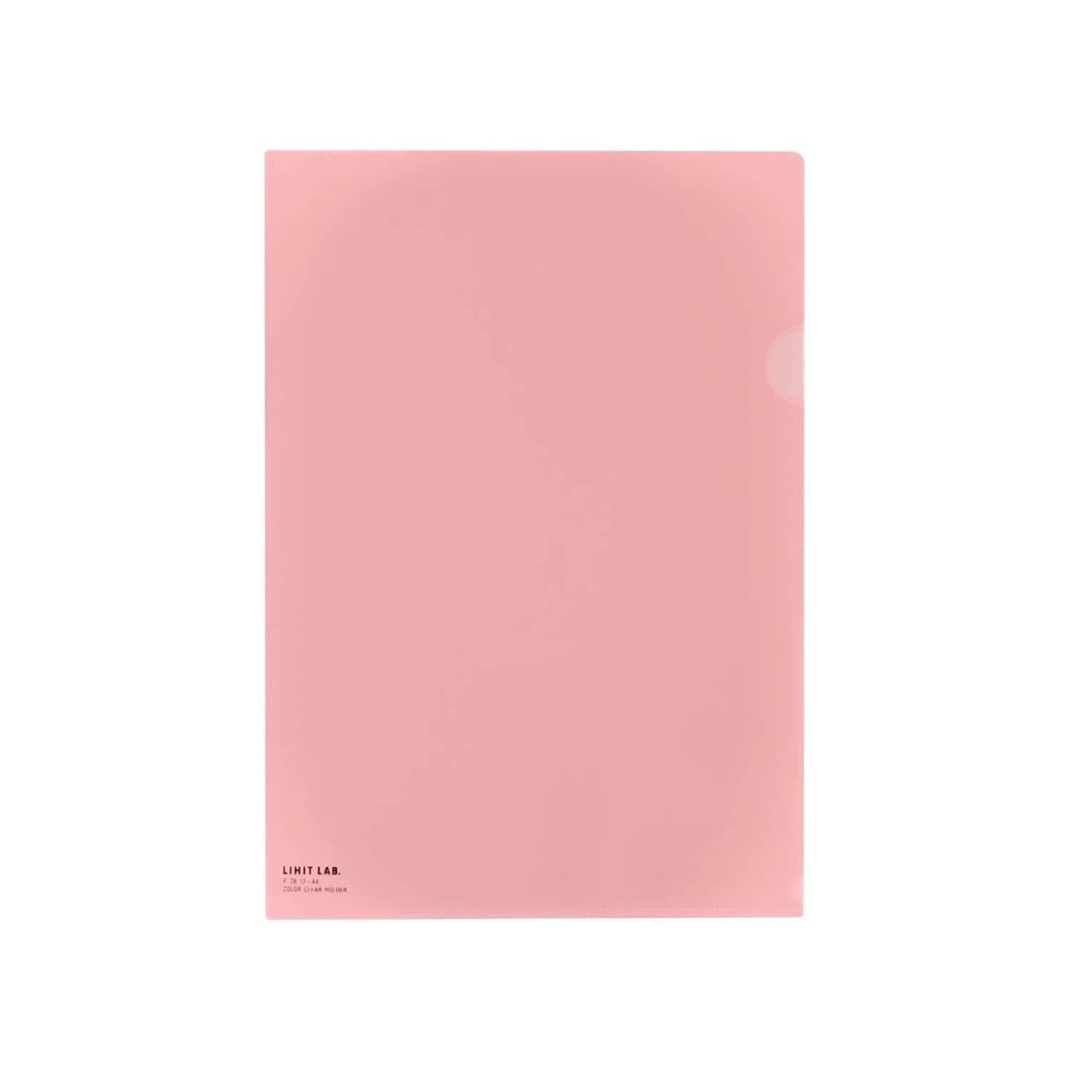 

Lihitlove Clear Holder 50 pieces A4 Peach F78-12_50