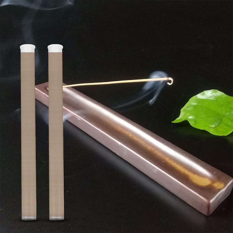 ULTECHNOVO Set of 8 Clear Acrylic Incense Tubes with Lids, Portable and Easy to Carry, 23cm x 1.5cm, Lightweight and Wear-Resistant