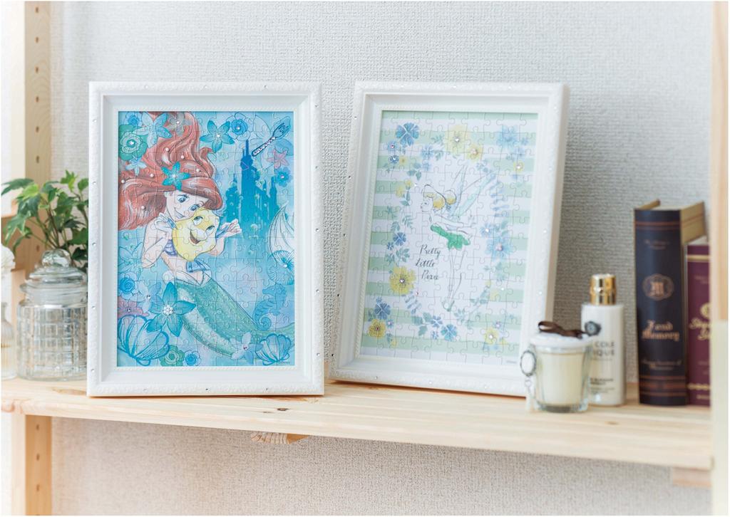 108-teiliges Puzzle „Die Schöne und das Biest“ von Belle, Roségold – [Puzzle-Dekoration] (18,2 x 25,7 cm)