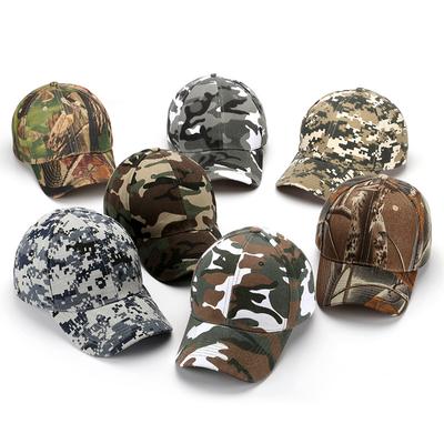 Digital Camouflage Baseball Cap Outdoor Shade Camouflage Cap Fan Camping Cap
