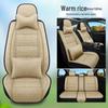 Five-Seater Full Coverage Coarse Linen Car Seat Cushion Cover