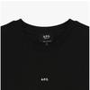 ApeSSe Cohbw F26387 Tzc Noir Blanc Micro Logo Boxy Women S Short Sleeve Tee