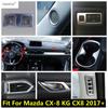 Head Light / Window Lift / Water Cup Panel / Handle Bowl Cover Trim For Mazda CX-8 KG CX8 2017 -  Matte Accessories Interior