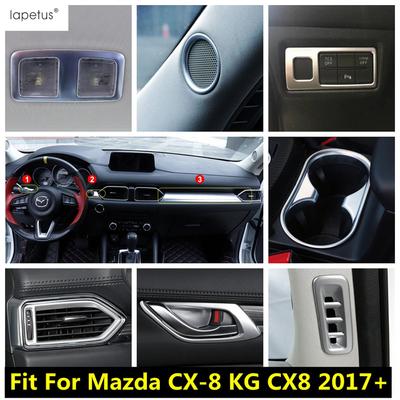 Head Light / Window Lift / Water Cup Panel / Handle Bowl Cover Trim For Mazda CX-8 KG CX8 2017 - Matte Accessories Interior