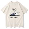 Fashion Pattern Tshirt 100 Cotton Simple Mens Clothing Print Loose and Comfortable Tshirt