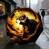 Naruto Power 8 Ribs 3Fold Black Glue Uv Protection Umbrella Sun Protection Rainproof Compact Folding Umbrella For Travel Daily Use C923521