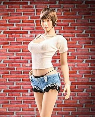 [TOYBARJAPAN] 16 Scale Figure Accessories  VSTOYS 19XG65B Summer Sexy Vest, Denim Shorts, and T-Back Outfit Set (Body and Head Not Included)