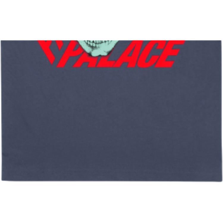 Palace P3 Skull T-Shirt Navy Unisex Tops Blue P28TS145