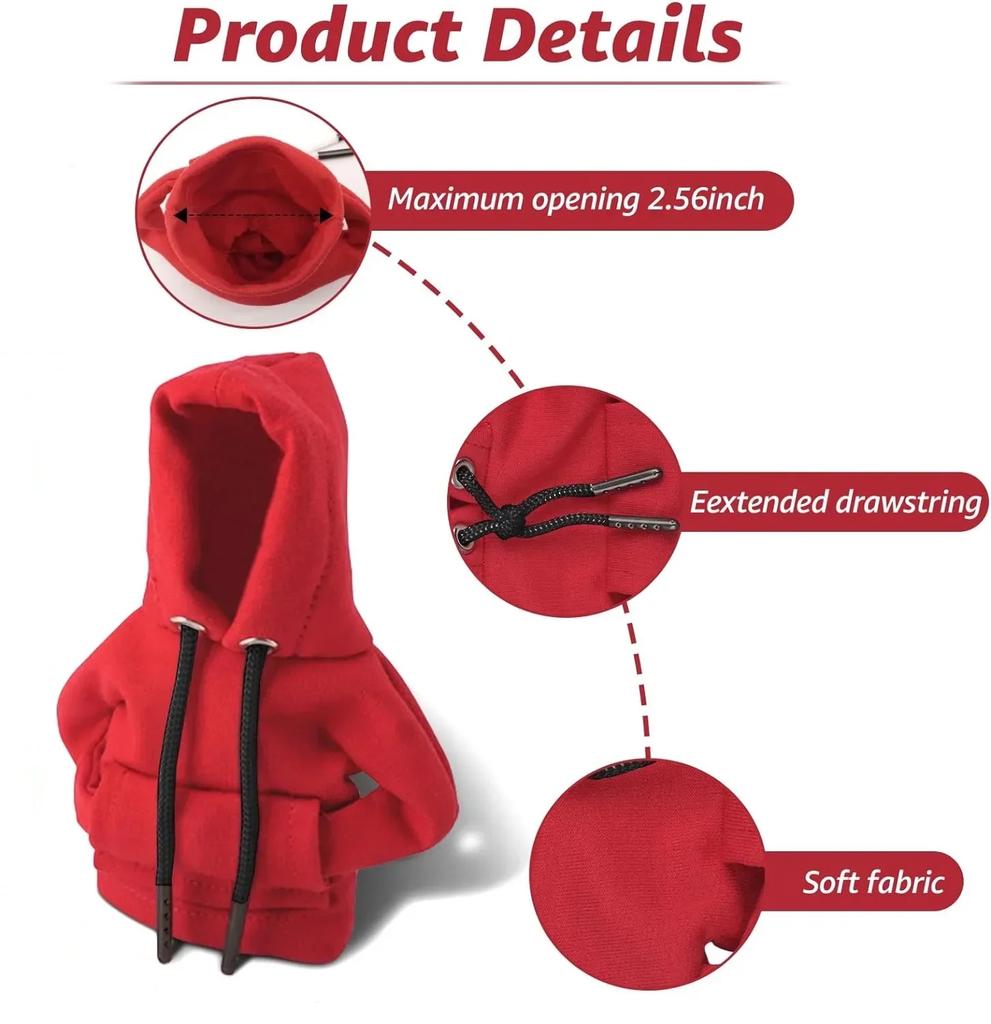 Quality Car Shift Lever Gear Shift Hoodie Cover Shift Cover Gear Handle Decoration Fits Manual Automatic Universal Accessories