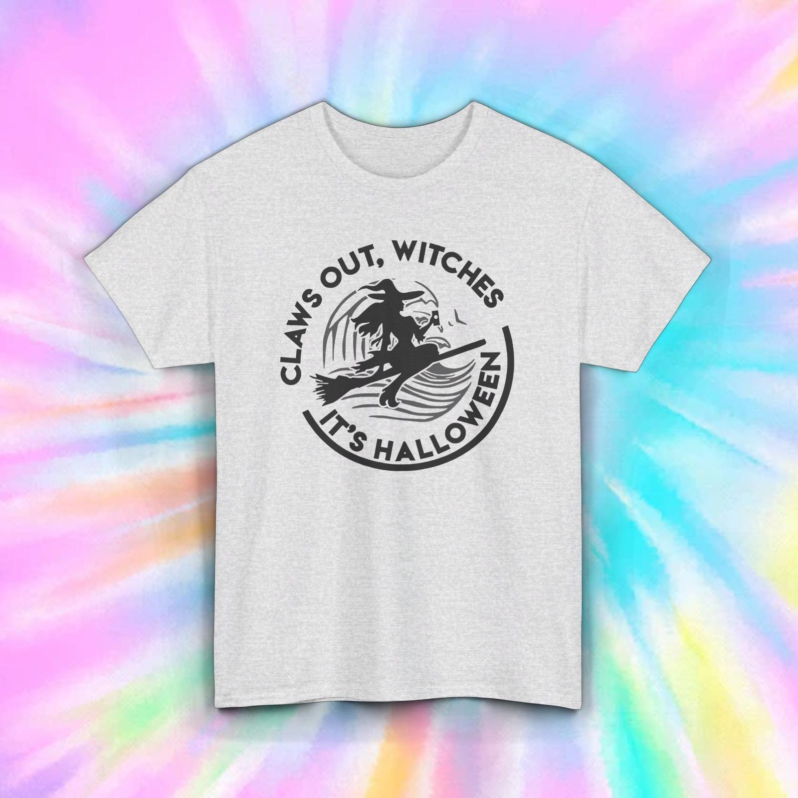 Claws Out Witches Shirt | Halloween Witch Graphic Tee | Funny Halloween Shirt XL
