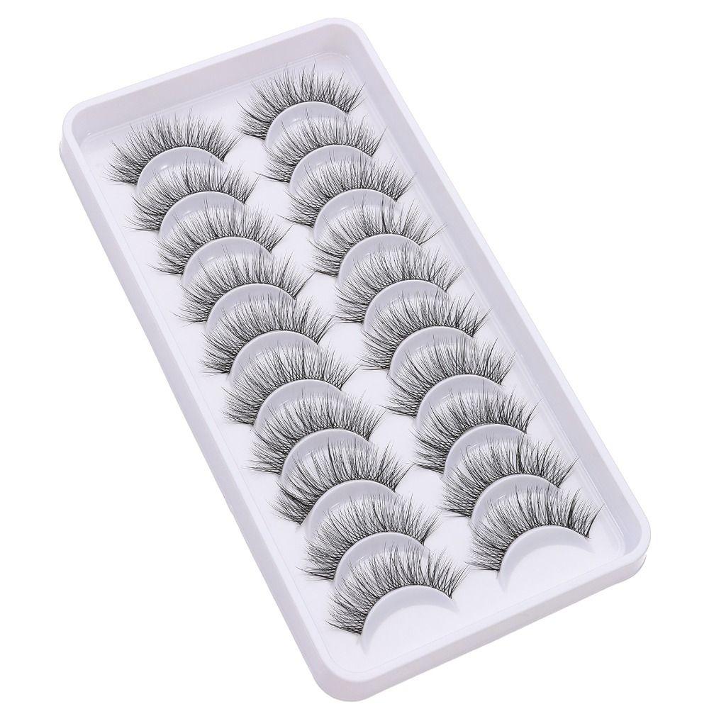 Cosplay Fake Eyelashes Anime Lashes Wispy Lashes Manga Lashes Natural False Eyelashes Fairy Lashes