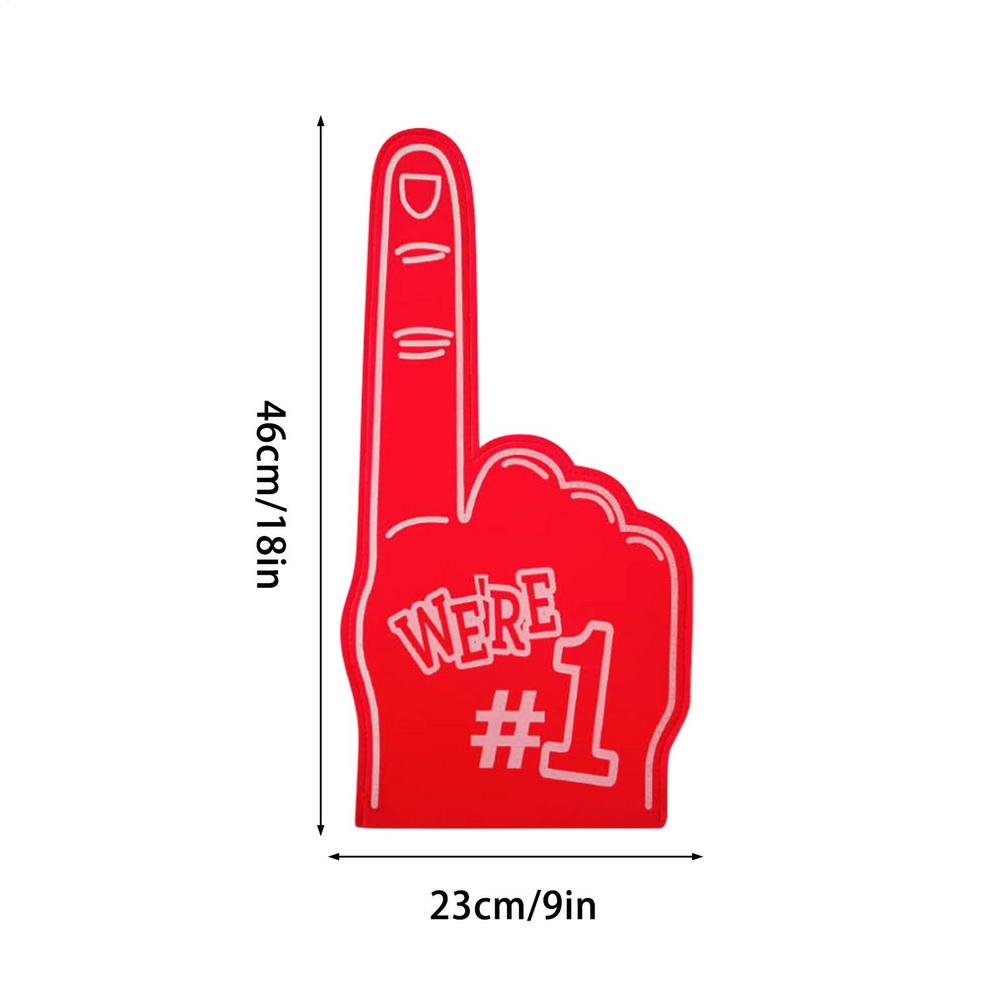 Giant Foam Finger Universal Cheerleading Inspiring EVA Cheering Hand Number 1 Foam Fan Finger For Celebrating Pom Poms