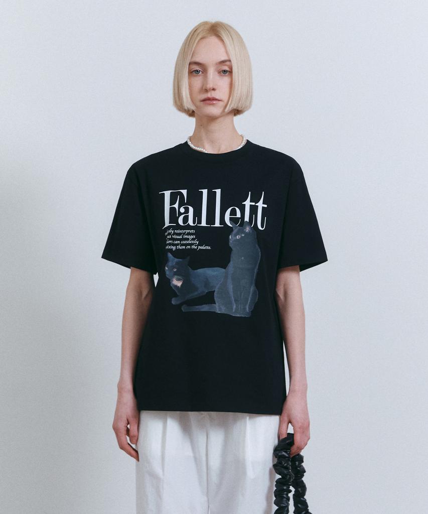 FALLETT Deuce Nero Short Sleeve T-Shirt Black
