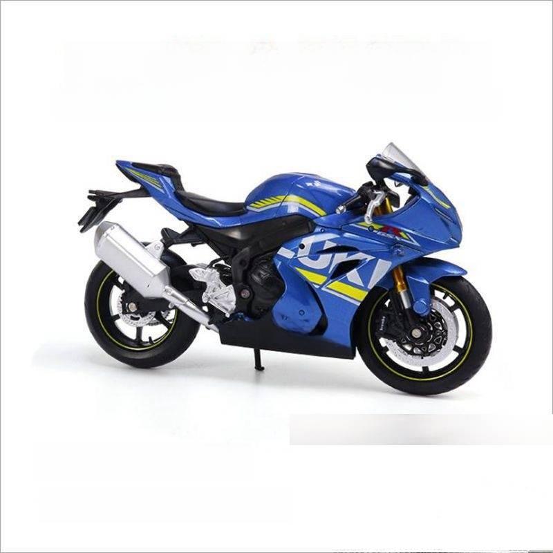 Motorcycle Model Alloy Toy With Inertia Function Design For Daily Gift Kids