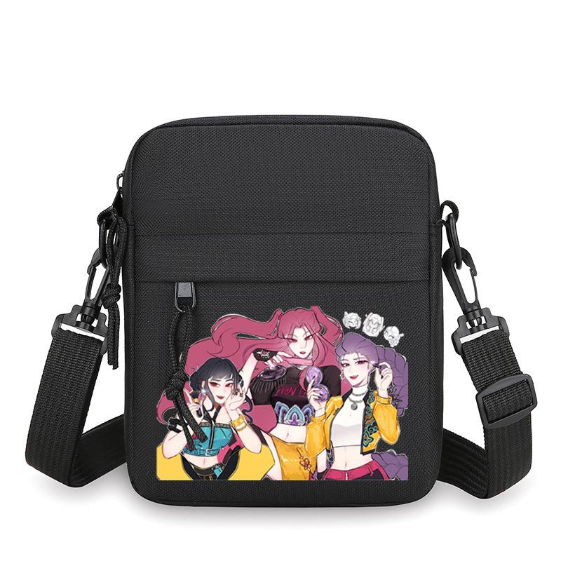 Animation Cartoon Shoulder Bag, Lightweight And Versatile Mobile Phone Bag, Simple Travel Messenger Bag