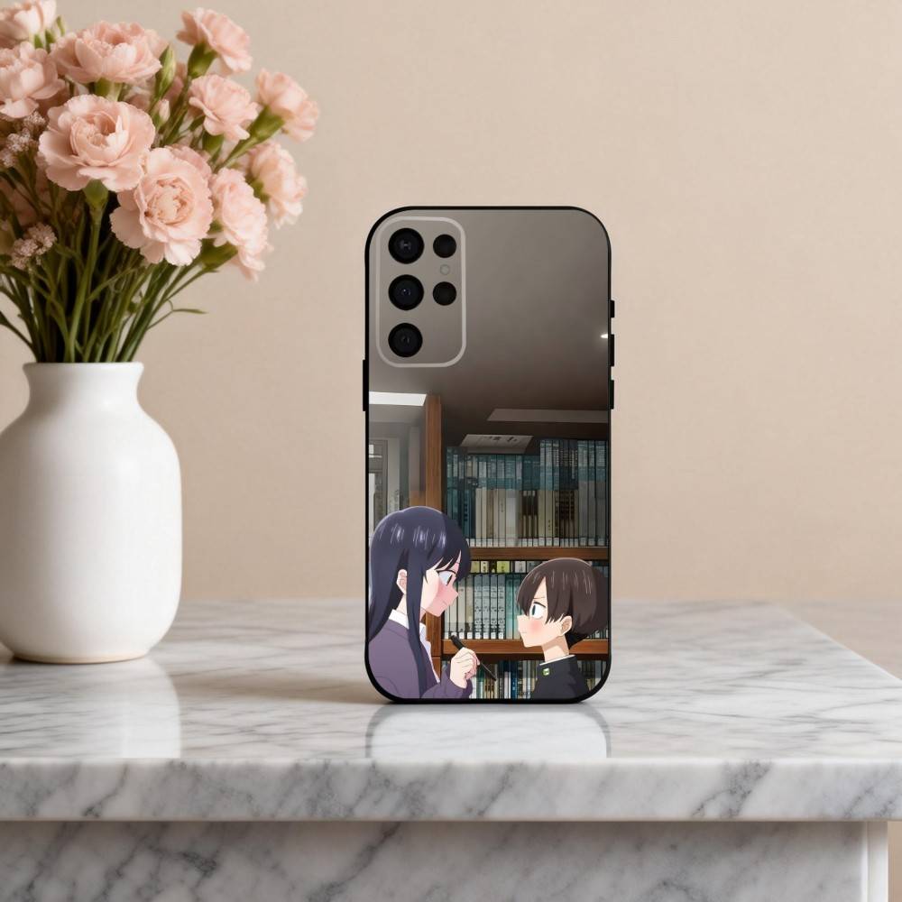 Manga The D-Dangers In My H-Heart Phone Case For Samsung S25,24,23,22,30,21,10,9,Ultra,Plus,Lite,FE,4,5 G Soft Black Case