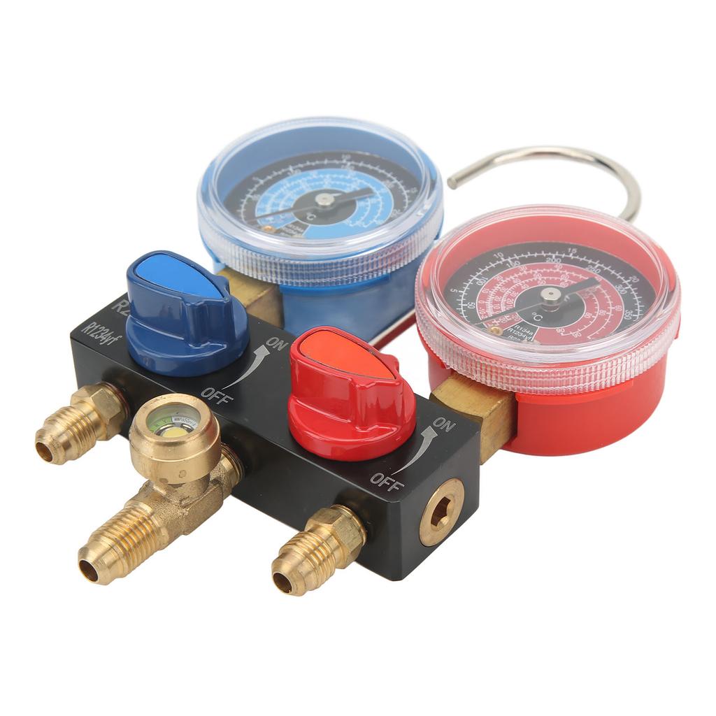 Manifold Gauge G14 Window Enlarged Detachable Air Conditioning Diagnostic Manifold Gauge for R22